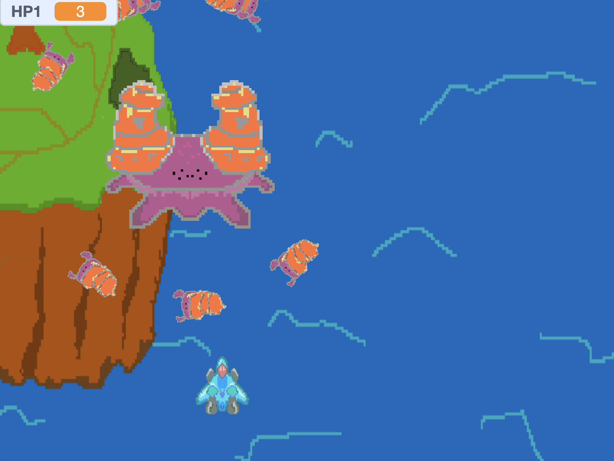 ツインビー風ゲーム